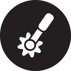 Roller  glyph icon