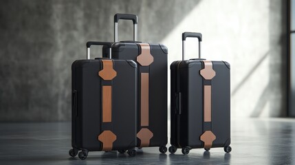Exclusive luggage design offering modern innovation, bold aesthetics, and multifunctional capabilities