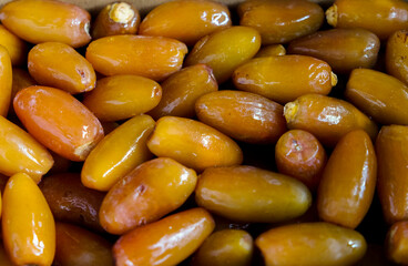 Fresh ruthob dates for iftar in Ramadan.
