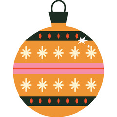 Christmas minimal illustration
