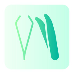 Tweezer gradient icon