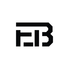 EB monogram logo design letter text name symbol monochrome logotype alphabet character simple logo