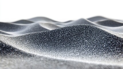 Gray Sand Dunes Close-up