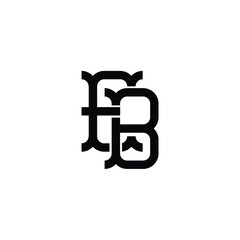 EB monogram logo design letter text name symbol monochrome logotype alphabet character simple logo
