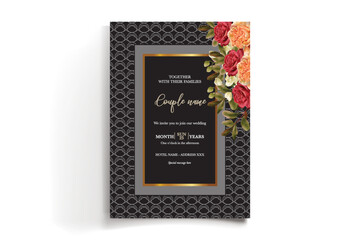 BRIDAL SHOWER FLORAL INVITATION TEMPLATE