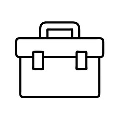 Obraz premium tool box icon, tool box line art - simple line art of tool box, perfect for tool box logos and icons