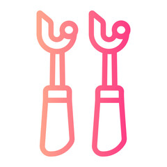 seam ripper gradient icon
