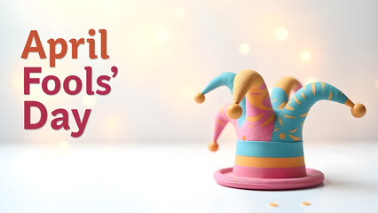 Colorful Jester Hat for April Fools' Day Celebration