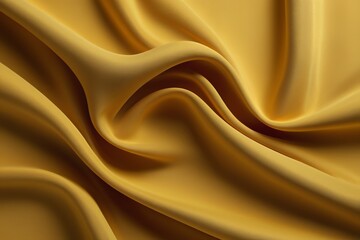 Fototapeta premium a close up of a yellow fabric with a very smooth surface