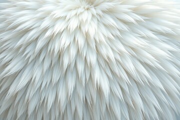 Fototapeta premium a close up of a white bird with a very long feather