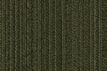 Fototapeta premium a close up of a green knitted sweater with a white button