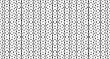 Isometric grid seamless pattern template. ideal for creating geometric designs. Vector illustration.