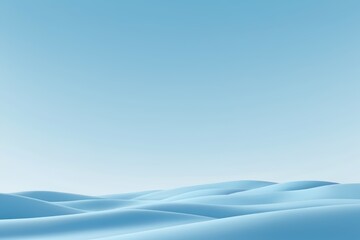 there is a snow covered field with a blue sky in the background