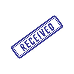 Received Stamp Graphic design vector element templates simple and modern