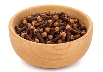 Obraz premium Culinary Uses of Cloves Global Kitchen Ingredient Showcase Natural Spice Close-Up Flavor Enhancer for Cooking