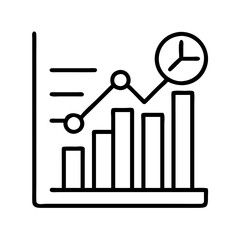 descriptive statistics icon, descriptive statistics line art - simple line art of descriptive statistics, perfect for descriptive statistics logos and icons