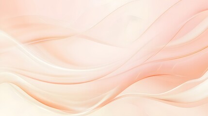 Gentle peach toned abstract waves creating a soothing backdrop