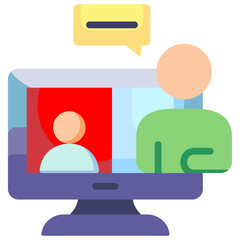 Online Meeting Icon