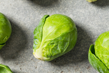 Organic Green Raw Brussel Sprouts