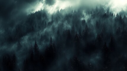 A minimalistic design with muted blue strokes and white splatter details on a textured canvas.