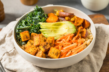 Healthy Homemade Tofu Buddha Bowl
