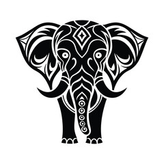 elephant isolated on white background