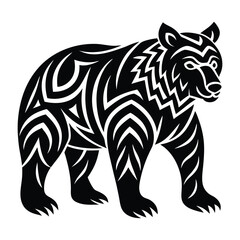 bear icon vector image 