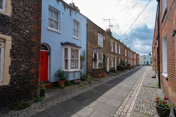 Obraz premium View of Canterbury, a small town in southeast England 