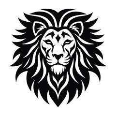 Obraz premium lion head vector illustration