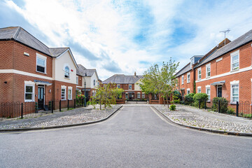 View of Canterbury, a small town in southeast England	