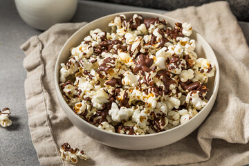 Homemade Chocolate Covered Popcorn