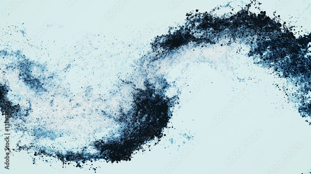 Poster abstract background featuring clean connection node and lines technology