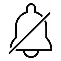 mute bell icon