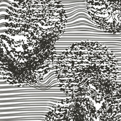 Obraz premium Striped texture with noisy zones