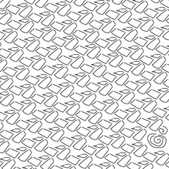 Fototapeta premium Many different pieces or line shapes or tiles create a texture.