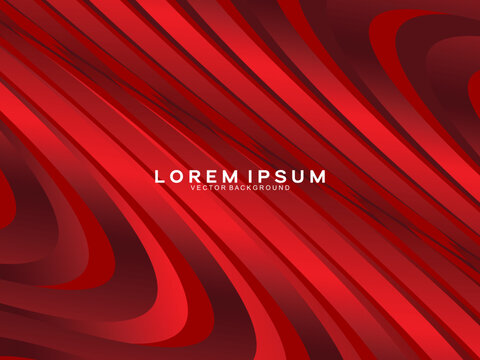 Abstract dynamic red wave background. Dark wave texture pattern design. Modern wavy lines texture. Luxurious and elegant style.
