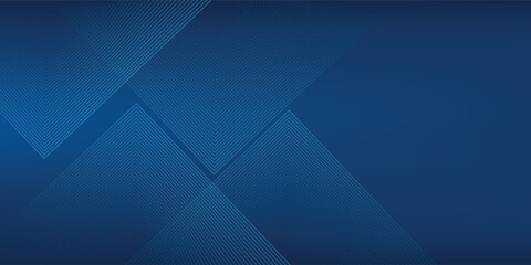 Dark blue background. Modern line stripes curve abstract presentation background. Luxury paper cut background. Vector illustrator