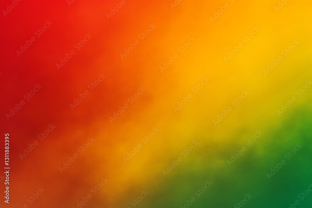 Poster vibrant gradient background with a blend of red yellow and green colors : generative ai