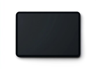 Sleek Modern Tablet from Above with Smooth Surface for Technology and Design Enthusiasts : Generative AI