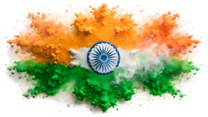 indian flag on the wall