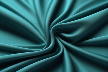 Obraz premium a close up of a blue fabric with a very large wave