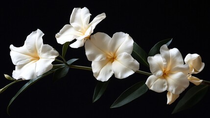 Fototapeta premium Blooming oleander flower in natural setting