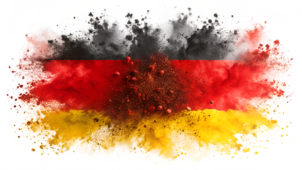 grunge flag of germany