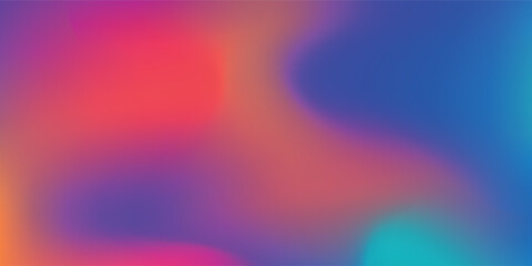 Dark grainy color gradient wave background, purple red yellow blue green colors banner poster cover abstract design