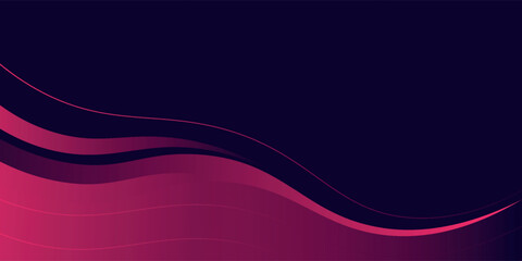 Abstract glowing circle shape on dark background. Modern gradient geometric shape graphic element. Minimal geometric design. Suit for banner, brochure, poster, card, cover, web.