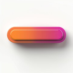 A vibrant gradient button in shades of orange and pink, showcasing a modern, sleek design suited for digital interfaces.