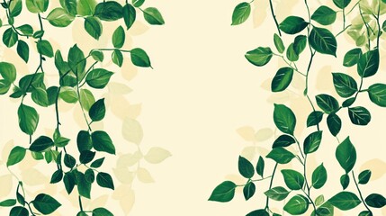 Digital illustration of a vertical design