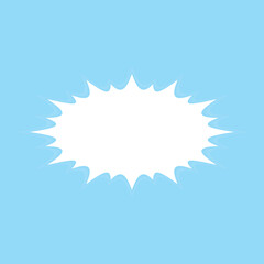 Blank Speech Bubble Icon illustration for web design