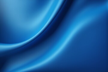 a close up of a blue silk background with a smooth wave