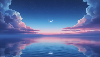 Twilight Over Water